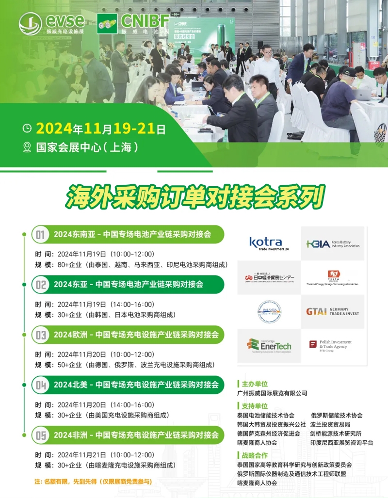 16家国外协会支持！150 海外参观团齐聚！11月19-21日全球充电设施产业盛会等你来相会！