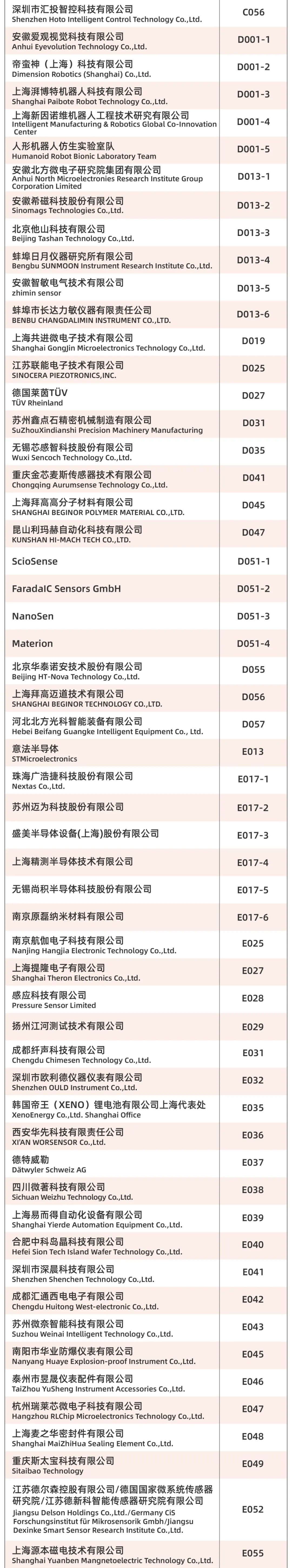 十年聚能，感知无界，SENSOR CHINA2025展商名单重磅发布！