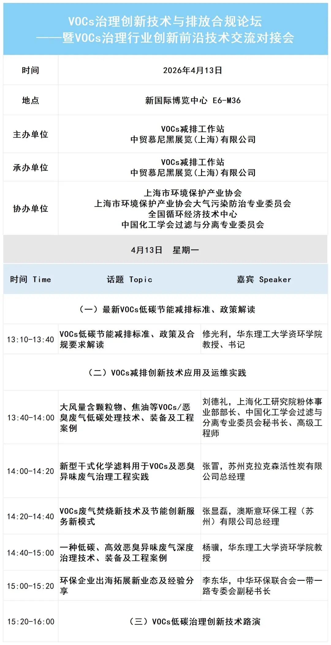 2026上海环博会30＋同期会议日程公布！