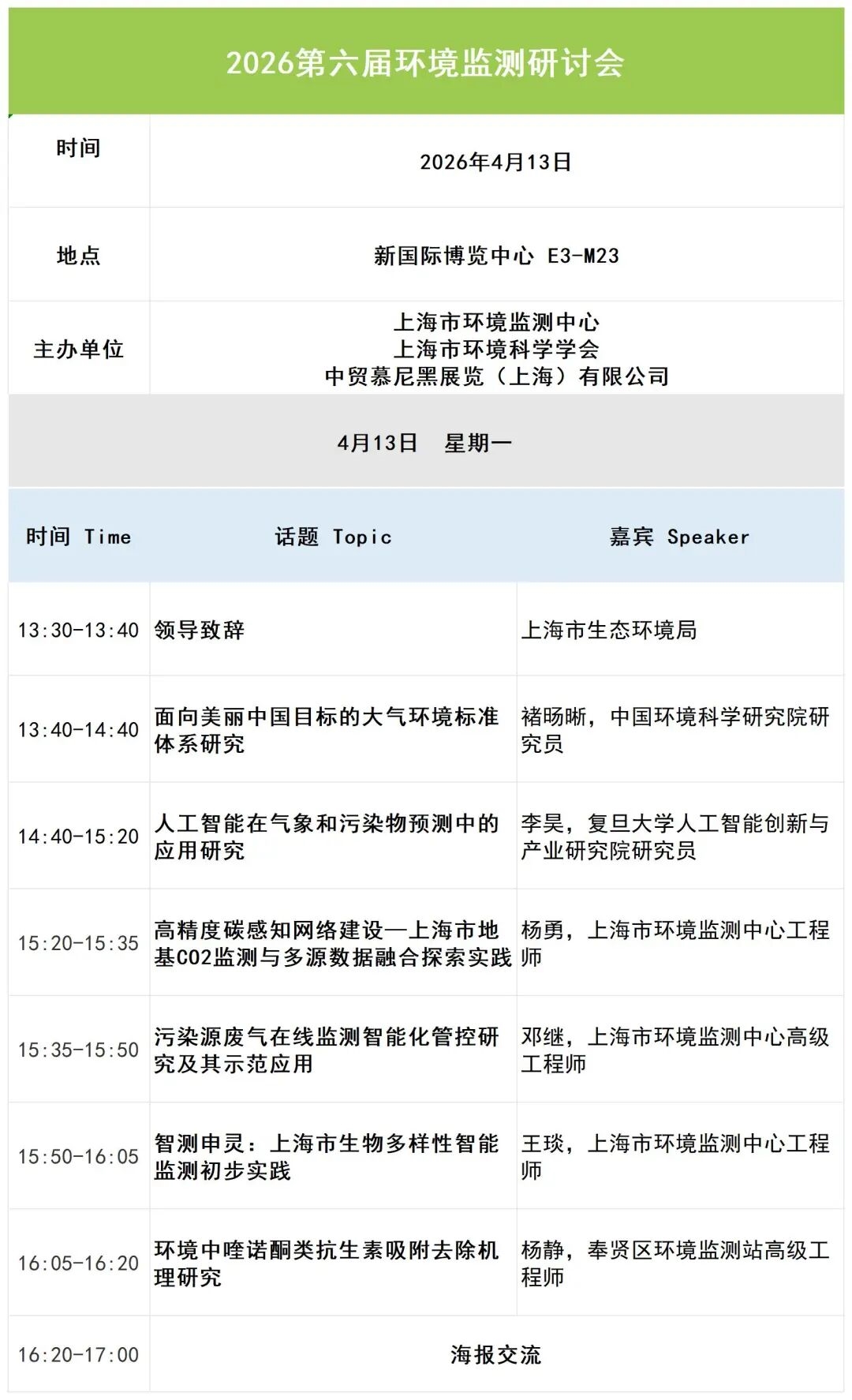 2026上海环博会30＋同期会议日程公布！