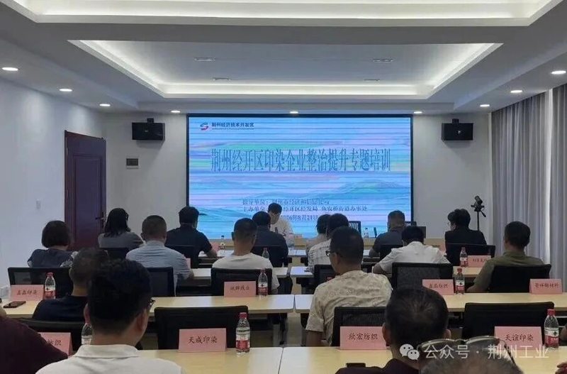 补齐废水治理短板 推动产业绿色转型——荆州市经信局组织开展印染企业整治提升专题培训