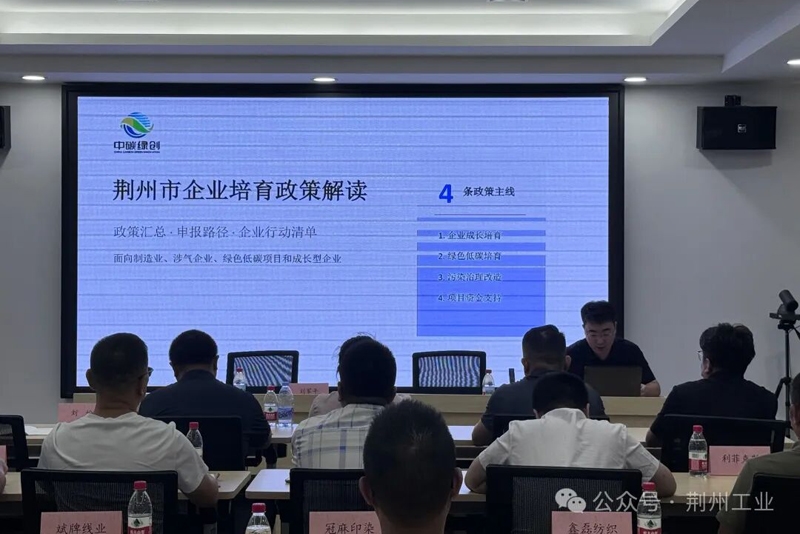 补齐废水治理短板 推动产业绿色转型——荆州市经信局组织开展印染企业整治提升专题培训