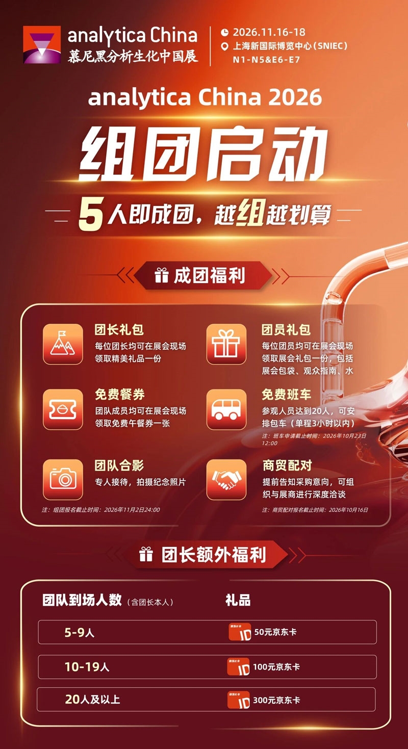 手拉手赴盛会|2026慕尼黑分析生化中国展邀好友同行，齐享参观福利！